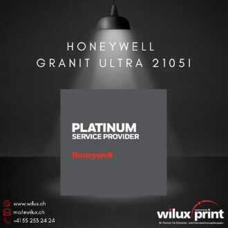 Honeywell Platinum Service Provider Zertifikat für autorisierten Vertrieb des Granit Ultra 2105i Barcode Scanners