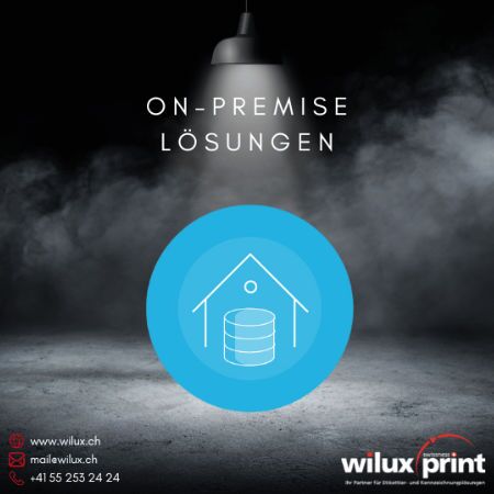 Symbol eines Hauses, das die Loftware NiceLabel On-Premise-Lösungen darstellt. Geeignet für Grossunternehmen und regulierte Branchen, die hohe Sicherheit und Anpassungsfähigkeit erfordern.