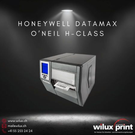 Der Honeywell Datamax O'Neil H-Class RFID Etikettendrucker bietet hochpräzise Drucklösungen mit RFID-Technologie und unterstützt sowohl Thermodirekt- als auch Thermotransferdruck für industrielle Anwendungen.