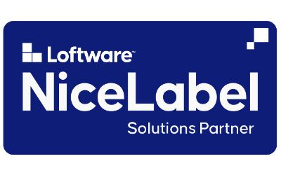 Logo von Loftware NiceLabel Solutions Partner, das die Partnerschaft von WILUX PRINT mit Loftware zur Bereitstellung fortschrittlicher Etikettierungs- und Barcode-Lösungen darstellt.