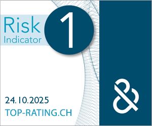 Risk Indicator 1 Zertifikat von Dun & Bradstreet für WILUX PRINT AG, das Etikettierungsunternehmen mit Tradition, ausgezeichnet am 24.10.2025 mit höchster Bonitätsstufe TOP-RATING.CH