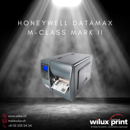 Der Honeywell Datamax M-Class Mark II Etikettendrucker unterstützt Thermodirekt- und Thermotransferdruck sowie RFID-Technologie und bietet kompakte Leistung für Lagerhaltung, Logistik und Einzelhandel.