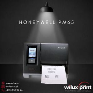 Honeywell PM65 6-Zoll Industriedrucker mit Etikett und hochmoderner Konnektivität durch Wi-Fi 6 und Bluetooth 5.2.