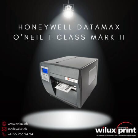 Honeywell Datamax O'Neil I-Class Mark II Thermodirekt- und Thermotransferdrucker, kosteneffizienter Barcodedrucker, der End of Life erreicht hat, ersetzt durch die Honeywell PM45 und PM45c Serie.