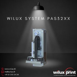 Pneumatikadapter der WILUX System PAS32XX Etikettieranlage, für präzise Etikettierung im Stillstand mit hoher Flexibilität.