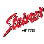 Steiner-Beck AG Logo in roter Schrift mit dem Schriftzug 'seit 1936', verwendet auf der Testimonial-Seite