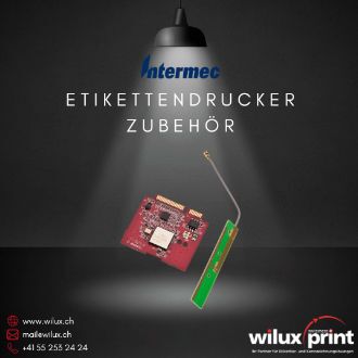 Intermec Zubehör: W-LAN und Bluetooth-Modul für Intermec Etikettendrucker, sorgt für kabellose Konnektivität und höhere Effizienz in industriellen Druckprozessen.