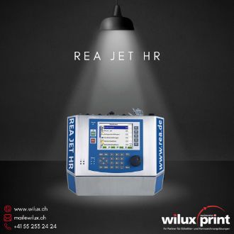 REA JET HR 4K Controller mit Unterstützung für bis zu 4 Schreibköpfe zur hochauflösenden Kennzeichnung auf industriellen Produktionslinien.