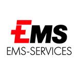 EMS-Chemie Logo in Schwarz und Rot, verwendet auf der Testimonial-Seite