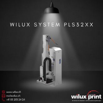 Der WILUX System PLS32XX Etikettierer mit Elektroadapter, ideal für präzise Etikettierung im Stillstand, sorgt für schnelle und zuverlässige Produktkennzeichnung bei hoher Flexibilität.