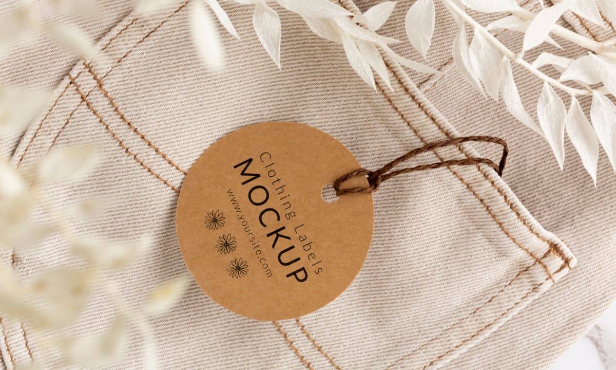 Printed clothing tags: Labels for clothing, Custom swing tags