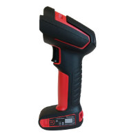 The lateral perspective of the Honeywell Granit XP 1990iXR handheld Barcode Scanner reveals its sturdy construction, combined with precise details, ensuring optimal scanning.