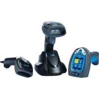 Overview barcode scanners Sick IDM1xx in blue and black