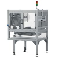 Etikettiermaschinen Paletten Etikettierer zum Drucken und Applizieren WILUX System PalSet PAS13xx in grau, schwarz