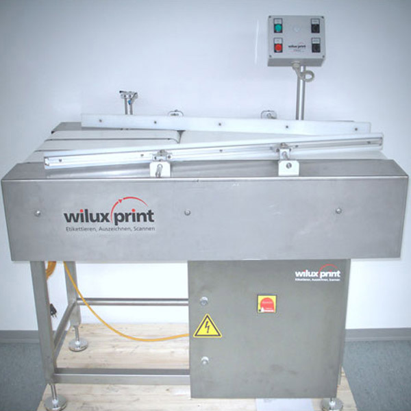 Custom machinery production labelling machines WILUX Separation System in silver