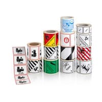 Special labels on roll and printed in a wide range of colors, shapes, sizes and materials.