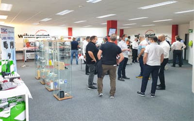 WILUX PRINT Inhouse Show 2021 showroom with guests