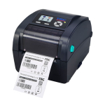 Desktop Label Printer TSC TC Series with color LCD display in navy blue