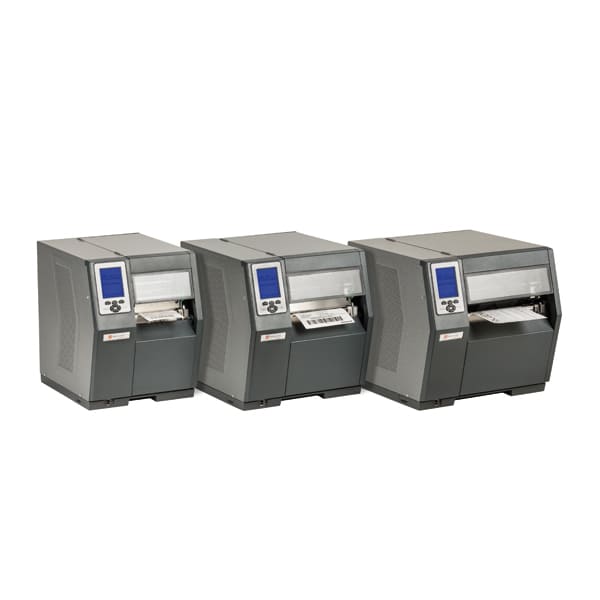 Label printer industrial Honeywell Datamax O'Neil H-Class 4", 6" and 8" in gray with white printed label