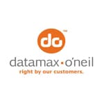 Printer accessories Datamax logo in orange, grey and white