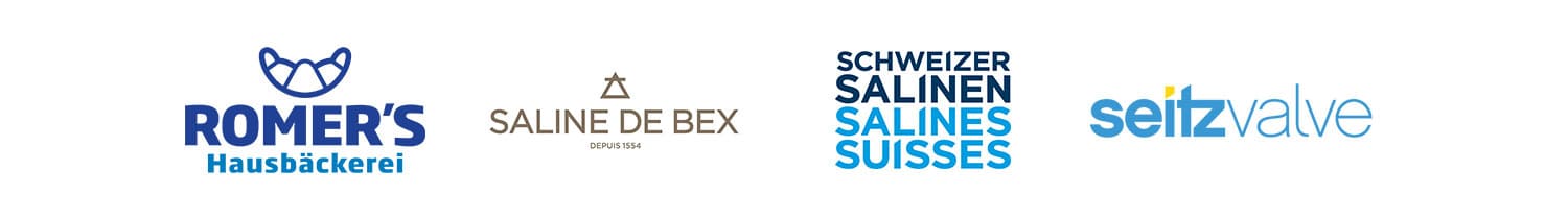 WILUX PRINT ROMER'S SALINE DE BEX SCHWEIZER SALINEN Seitzvalve Logo