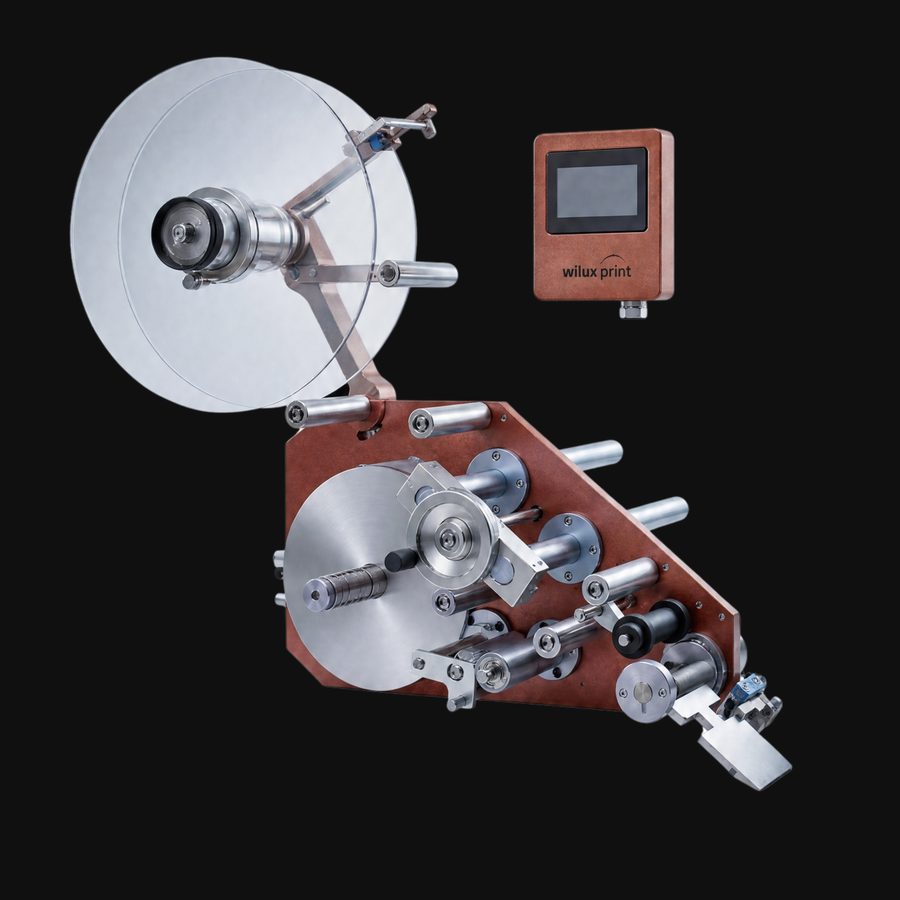 WILUX SYSTEM WLS-III, modularer industrieller Etikettenspender aus eigener Schweizer Fertigung